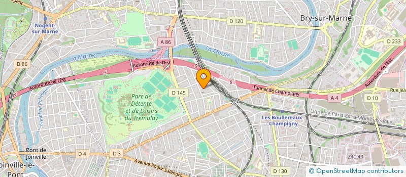 localisation de l'entreprise SCI 26  CHAMPIGNY-SUR-MARNE