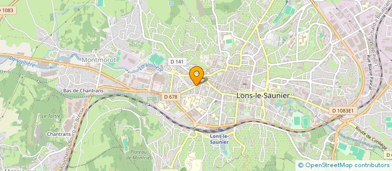 localisation de l'entreprise SCI 26  LONS-LE-SAUNIER