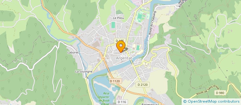 localisation de l'entreprise SCI 26 à ARGENTAT-SUR-DORDOGNE