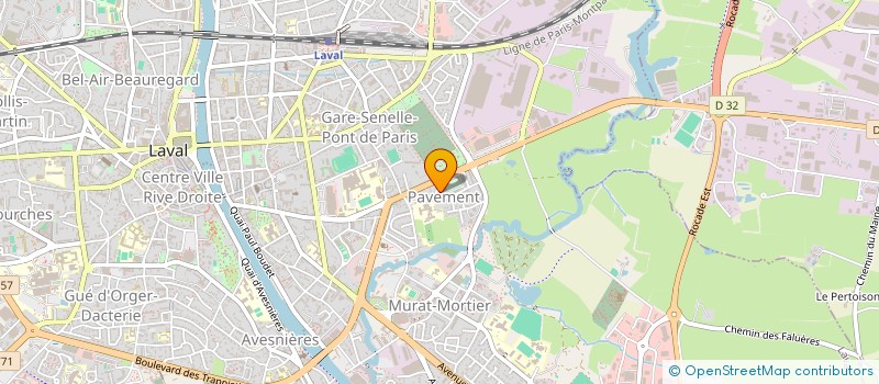 localisation de l'entreprise SCI 26 AV DU MAINE à LAVAL