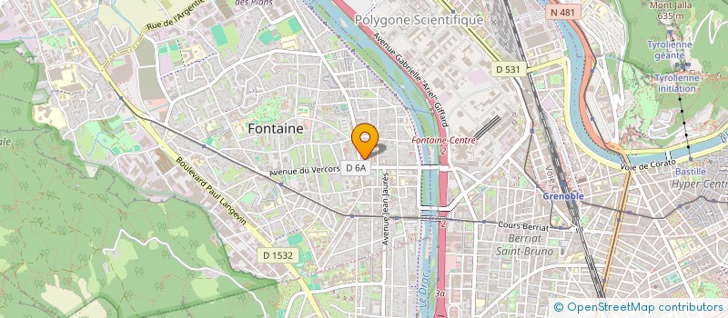 localisation de l'entreprise SCI 26 CHE DE LA MADELEINE à FONTAINE
