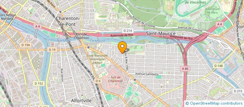 localisation de l'entreprise SCI 26 R. ESTIENNE D'ORVES MAISON ALFORT à MAISONS ALFORT