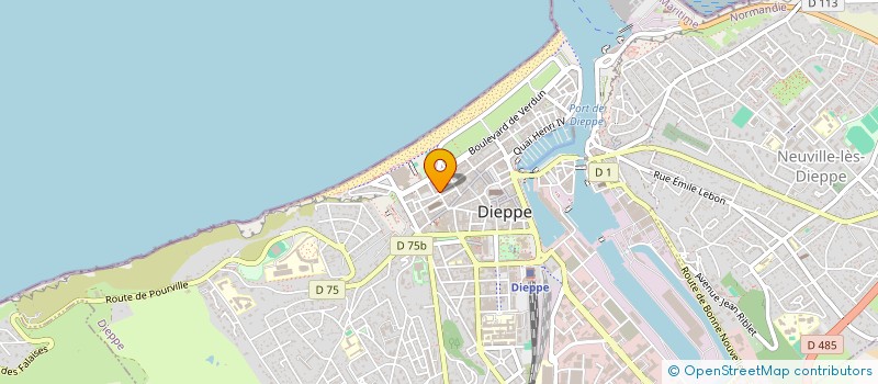 localisation de l'entreprise SCI 26 RUE DE LA HALLE AU BLE  DIEPPE