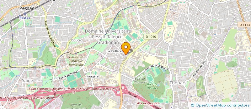 localisation de l'entreprise SCI 26 RUE DU PONTEILS  TALENCE