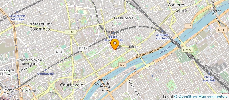 localisation de l'entreprise SCI 26 RUE EDITH CAVELL à COURBEVOIE