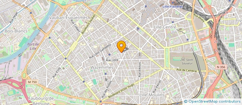 localisation de l'entreprise SCI 26 RUE MANUEL à LILLE