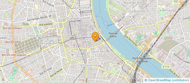 localisation de l'entreprise SCI 26 RUE NEUVE  BORDEAUX