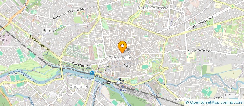 localisation de l'entreprise SCI 26  RUE SERVIEZ à PAU