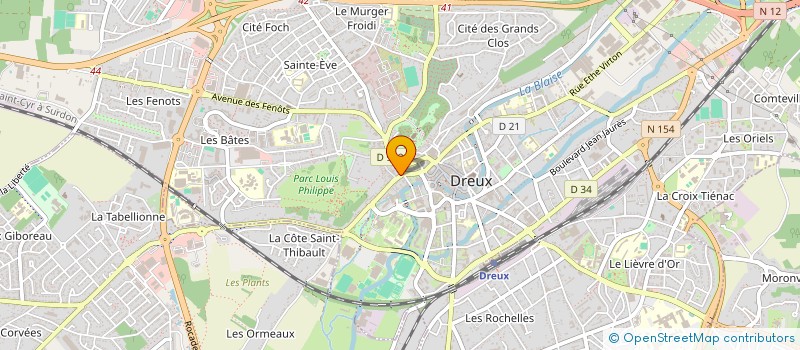 localisation de l'entreprise SCI 26 SAINT THIBAULT à DREUX