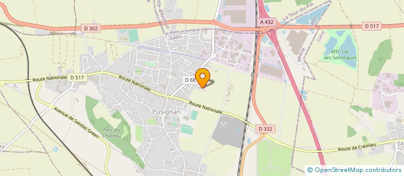 localisation de l'entreprise SCI 26 VELLEREY  PUSIGNAN