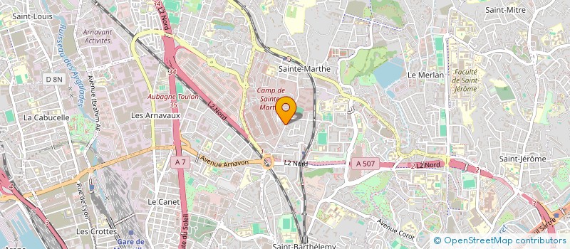 localisation de l'entreprise SCI 261 MART à MARSEILLE