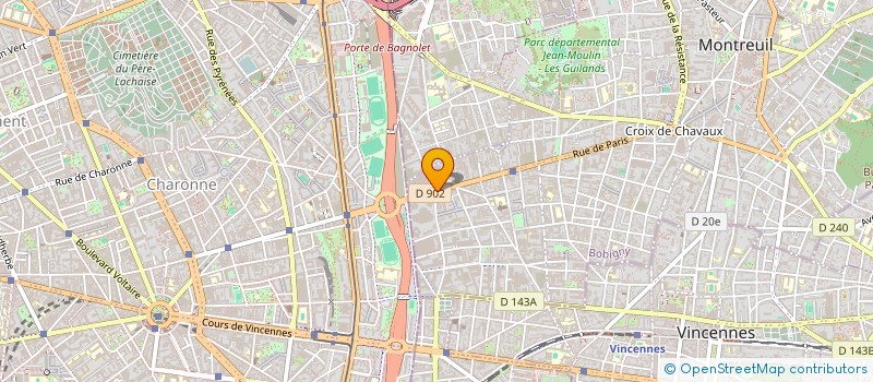 localisation de l'entreprise SCI 266 RUE DE PARIS à MONTREUIL