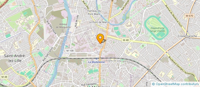 localisation de l'entreprise SCI 267 RUE DU BUISSON à MARCQ-EN-BARUL