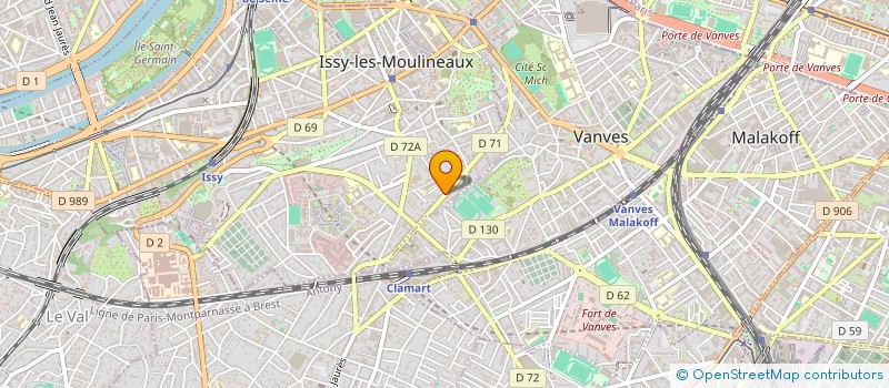 localisation de l'entreprise SCI 26FRATACCI à ISSY-LES-MOULINEAUX