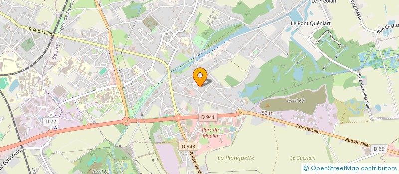 localisation de l'entreprise SCI 27-2  BEUVRY