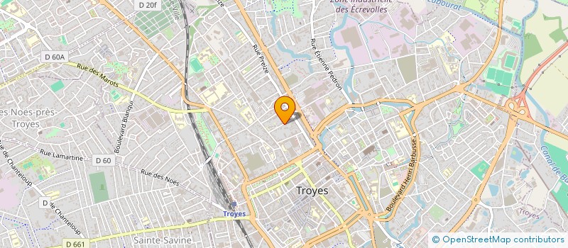 localisation de l'entreprise SCI 27 28 à TROYES