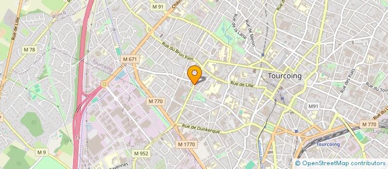 localisation de l'entreprise SCI 27 29 RUE DE PARIS  TOURCOING