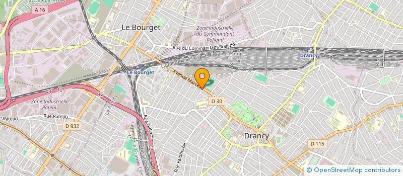 localisation de l'entreprise SCI 27 AVENUE MARCEAU à DRANCY