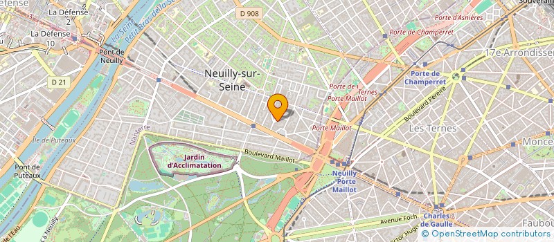 localisation de l'entreprise SCI 27 BIS QUAI ANATOLE FRANCE à NEUILLY-SUR-SEINE