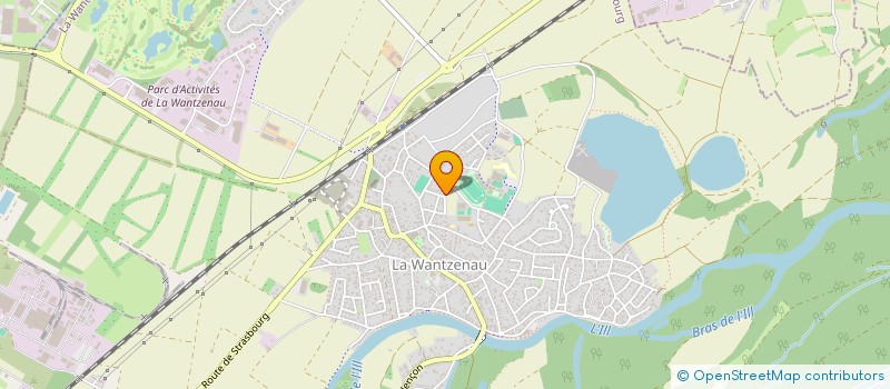 localisation de l'entreprise SCI 27 NOVEMBRE  LA WANTZENAU