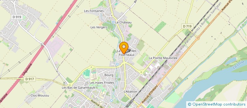 localisation de l'entreprise SCI 27 PL GL LECLERC A NEUVILLE AUX BOIS  BEAUGENCY