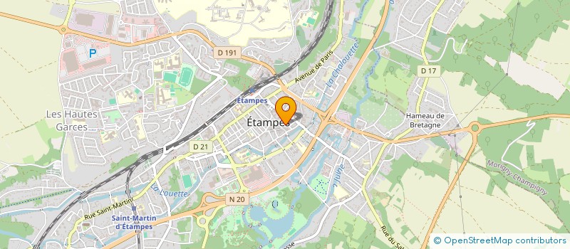 localisation de l'entreprise SCI 27 PLACE NOTRE DAME  ETAMPES