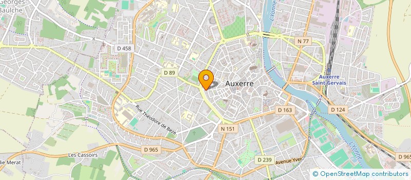 localisation de l'entreprise SCI 27, RUE D'EGLENY à AUXERRE
