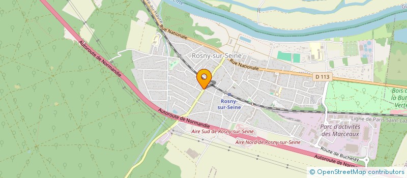 localisation de l'entreprise SCI 27 RUE DE VILLIERS  FRENEUSE