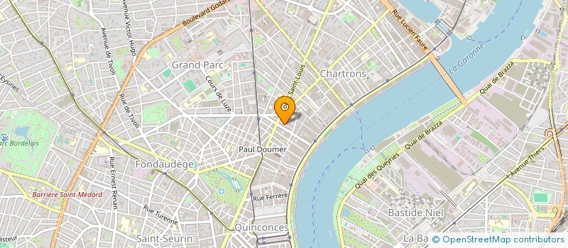 localisation de l'entreprise SCI 27 RUE DES RETAILLONS  BORDEAUX