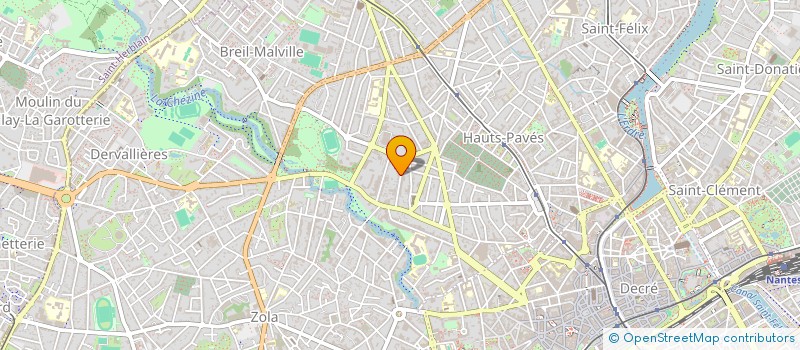 localisation de l'entreprise SCI 27 RUE FRANCIS MERLANT à NANTES