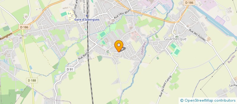 localisation de l'entreprise SCI 27 RUE POUSSIN  ISBERGUES