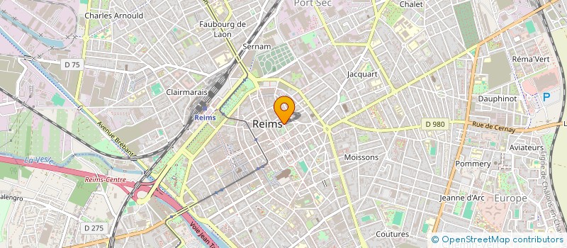 localisation de l'entreprise SCI 27 SEPTEMBRE  REIMS