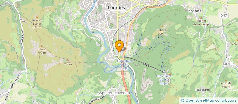 localisation de l'entreprise SCI 275  LOURDES