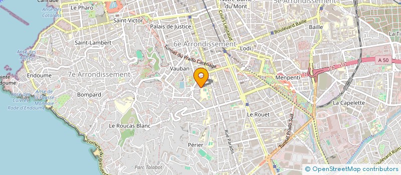 localisation de l'entreprise SCI 275R PARADIS  MARSEILLE