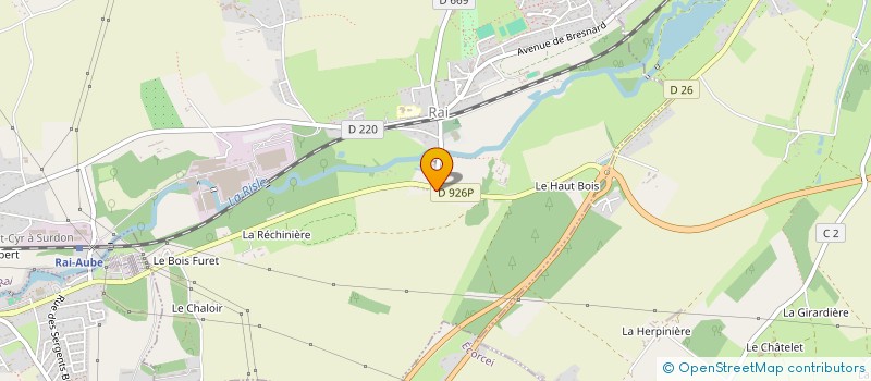 localisation de l'entreprise SCI 276 DESTICKER à RAI
