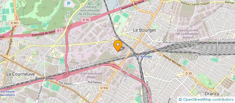 localisation de l'entreprise SCI 2796 INVESTISSEMENT à LE BOURGET