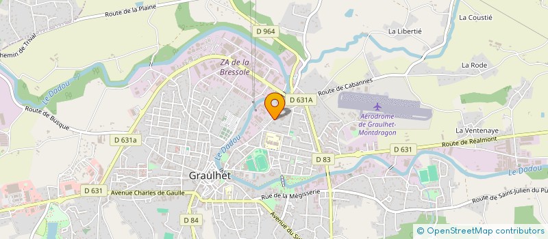 localisation de l'entreprise SCI 28 AVENUE MARCEL PAGNOL  GRAULHET