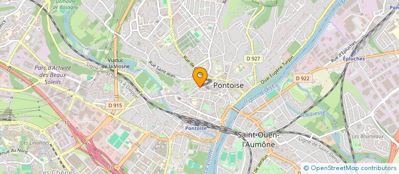 localisation de l'entreprise SCI 28 CAMILLE PISSARRO  PONTOISE