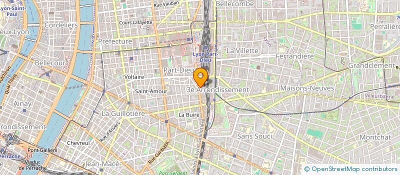 localisation de l'entreprise SCI 28 EDOUARD VAILLANT  LYON