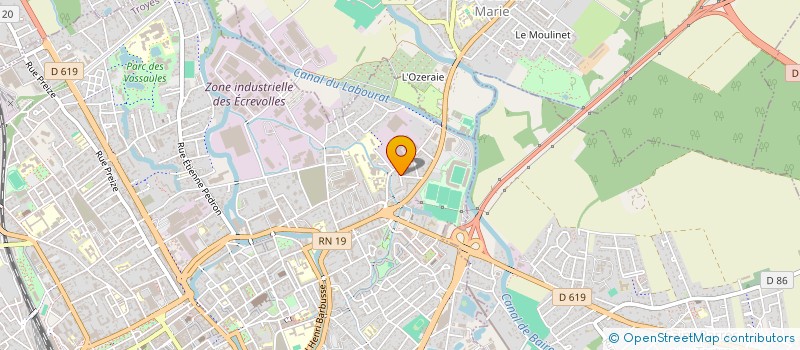localisation de l'entreprise SCI 28 ET 30 RUE CHAMPEAUX à TROYES