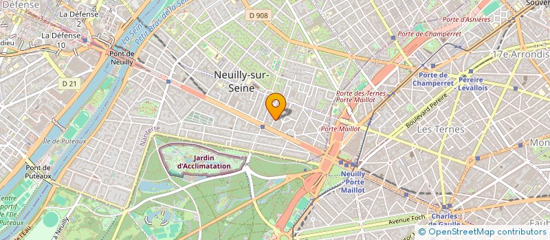 localisation de l'entreprise SCI 28 FOCH à NEUILLY-SUR-SEINE