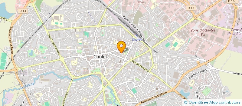 localisation de l'entreprise SCI 28 JOFFRE à CHOLET