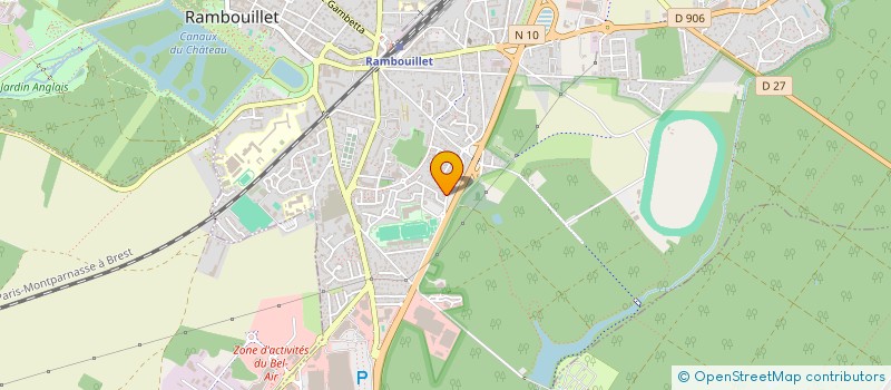 localisation de l'entreprise SCI 28 RUE DES FONTAINES  RAMBOUILLET