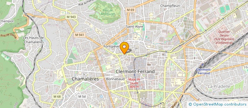 localisation de l'entreprise SCI 28 RUE DES SALINS  CLERMONT-FERRAND