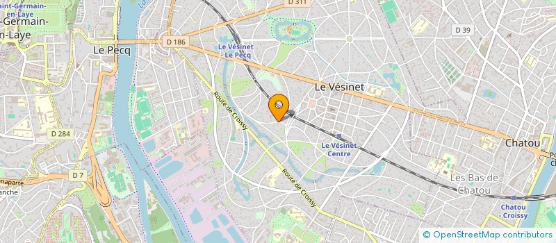 localisation de l'entreprise SCI 28 RUE JACQUES LELIEUR  LE VESINET