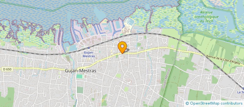 localisation de l'entreprise SCI 280 RUE SAINTE CATHERINE  GUJAN-MESTRAS