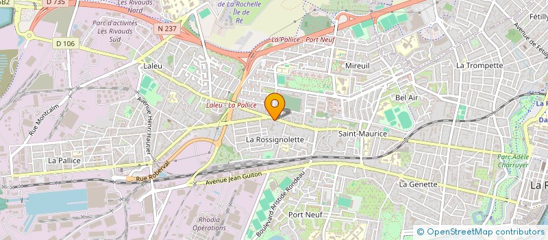 localisation de l'entreprise SCI 285 287 AC  LA ROCHELLE