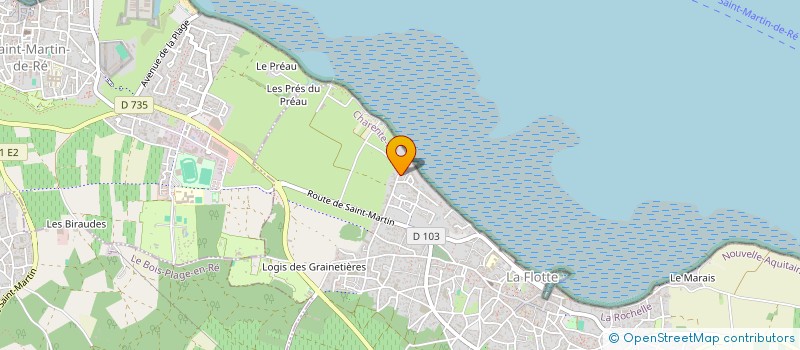 localisation de l'entreprise SCI 288  LA FLOTTE