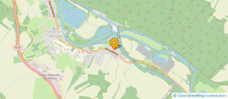 localisation de l'entreprise SCI 289P  FLAVIGNY-SUR-MOSELLE