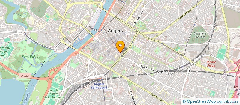localisation de l'entreprise SCI 28B RUE DES PONTS DE CE à ANGERS